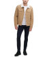 Фото #5 товара Men's Corduroy Bomber Jacket with Sherpa Collar