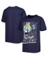 Big Boys Deep Sea Blue Seattle Kraken Disney Donald Duck Three-Peat T-shirt