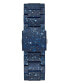 ფოტო #3 პროდუქტის Men's Navy Plastic Strap Watch 42mm