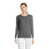ფოტო #7 პროდუქტის Women's Tall Relaxed Supima Cotton T-Shirt