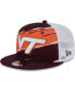 Фото #1 товара Men's Maroon Virginia Tech Hokies Tear Trucker 9FIFTY Snapback Hat