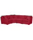 Фото #3 товара Radley Fabric 4-Piece Sectional Sofa, Created for Macy's