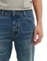 Фото #3 товара ASOS DESIGN straight fit jeans in mid wash blue