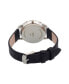 ფოტო #3 პროდუქტის Women's Analog Black Polyurethane Leather Strap Plain Watch 35mm