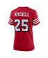 ფოტო #2 პროდუქტის Women's Elijah Mitchell Scarlet San Francisco 49ers Alternate Team Game Jersey