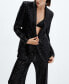 Фото #4 товара Women's Sequins Blazer