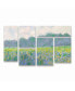 Фото #1 товара Claude Monet Field of Yellow Irises at Giverny Multi Panel Art Set 6 Piece - 49" x 19"