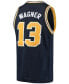 ფოტო #3 პროდუქტის Men's Moritz Wagner Navy Michigan Wolverines Alumni Basketball Jersey