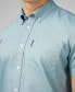 Фото #5 товара Men's Signature Oxford Short Sleeve Shirt