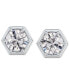 Фото #14 товара Diamond Honeycomb Stud Earrings (1/2 ct. t.w.)