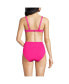 Women's Chlorine Resistant Twist Front Underwire Bikini Swimsuit Top