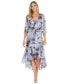 ფოტო #1 პროდუქტის 2-Pc. Floral-Print Jacket & Gown Set