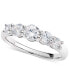 ფოტო #1 პროდუქტის Diamond Five Stone Graduated Band (1 ct. t.w.) in 14k White Gold