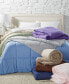 Фото #7 товара Color Hypoallergenic Down Alternative Light Warmth Microfiber Comforter, Twin, Created for Macy's