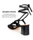 ფოტო #7 პროდუქტის Women's Railee Braided Block Heel Sandals