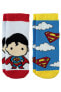 Фото #1 товара Süperman Erkek Bebek 2'li Havlu Çorap Set 0-12 Ay Beyaz