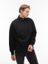 Фото #5 товара Topman 1/4 zip sweatshirt in black