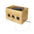 LogiLink KAB0076 - Logitech Kabelbox aus Bambus - Power extension cover - Wood - Wood - 140 mm - 255 mm - 165 mm