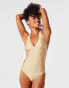 Фото #2 товара Carve Designs 293712 Women's Alexandra One Piece, Gold Shimmer, Size XS