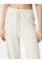 Фото #25 товара 4sak40013ek 001 Kırık Beyaz Kadın Jersey Pantolon