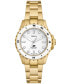 Women's Blue Dive Three-Hand Gold-Tone Stainless Steel Watch 36mm