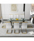 Ultra-Modern Extendable Dining Table for 4-8, with Display & Presentation Options