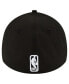 Фото #4 товара Men's Black Utah Jazz Logo 39THIRTY Flex Hat