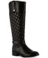 Фото #1 товара Stancee Quilted Buckled Riding Boots, Created for Macys