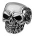 Фото #1 товара Stylish men´s ring with skull