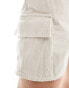 ONLY & SONS pull on cord cargo short in cream