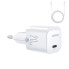 Фото #1 товара Ładowarka sieciowa USB-C PD 20W + kabel USB-C JR-TCF02 biała