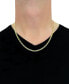 Фото #3 товара 22" Two-Tone Open Curb Link Chain Necklace (3-5/8mm) in Solid 14k Gold & White Gold