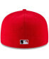 ფოტო #4 პროდუქტის Men's Red Cincinnati Reds 1990 World Series Wool 59FIFTY Fitted Hat