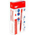 Pen MP Click System Red Erasable ink 0,7 mm (12 Units)