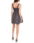 Fate Jacquard Woven Bustier Mini Dress Women's S - фото #2