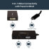 Фото #5 товара Адаптер USB-C Multiport - 3-в-1 - 4K 30Гц - черный - USB Type-C - выход DVI - выход HDMI - выход VGA (D-Sub) - 3840 x 2160 пикселей