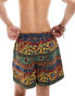 Фото #5 товара Hunky Trunks paisley swim shorts co ord in multi