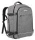 Фото #2 товара Manhattan Rome Notebook Travel Backpack 17.3" - Two Sleeves for Most Laptops Up To 17.3" and Tablets Up To 11" - Aircraft-friendly Carry-on - 40L Capacity - Multiple Accessory Pockets - Three Soft Clamshell Cases - Two Handles - Stowable Shoulder Straps - Light Gre