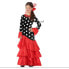 Фото #1 товара Маскарадные костюмы для взрослых Flamenca Чёрный Красный Испания