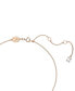 Фото #3 товара Swarovski rose Gold-Tone Constella Crystal Pendant Necklace, 14-7/8" + 3" extender