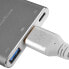 Фото #4 товара SilverStone SST-EP08C - USB 3.2 Gen 1 (3.1 Gen 1) Type-C - 100 W - 2.0a - Charcoal - 24 Hz - HDMI - USB 3.2 Gen 1 (3.1 Gen 1) Type-A - USB 3.2 Gen 1 (3.1 Gen 1) Type-C