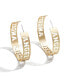 ფოტო #1 პროდუქტის x Baublebar Los Angeles Angels Large Cutout Hoop Earrings