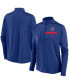Фото #2 товара Women's Royal Chicago Cubs Primetime Local Touch Pacer Quarter-Zip Top