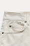 Фото #10 товара Бархатные джинсы прямого кроя с низкой посадкой — zw collection ZARA