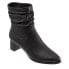 Trotters Krista T1959-001 Womens Black Wide Leather Ankle & Booties Boots 6.5