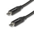 Фото #9 товара StarTech.com USB-C to USB-C Cable w/ 5A PD - M/M - 0.5 m - USB 2.0 - USB-IF Certified - 0.5 m - USB C - USB C - USB 2.0 - 480 Mbit/s - Black