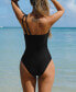 Фото #3 товара Women's Mesh One shoulder One Piece Swimsuit