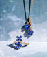 ფოტო #6 პროდუქტის Blueberry Sapphire (1-1/2 ct. t.w.) & Nude Diamond (1/5 ct. t.w.) Flower Statement Ring in 14k Rose Gold