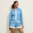 Фото #1 товара Prince Pickleball Women's Woven Zip-Front Hooded Jacket