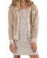 Фото #3 товара Big Girls Varsity Cardigan and Matching Dress, 3 Piece